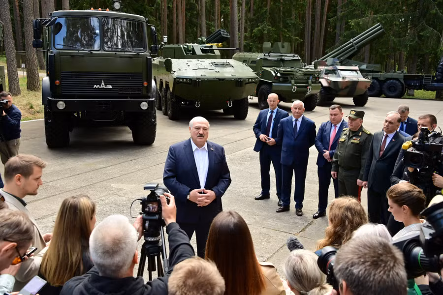Tổng thống Belarus Alexander Lukashenko đã đưa ra nhiều nhận xét đáng chú ý.