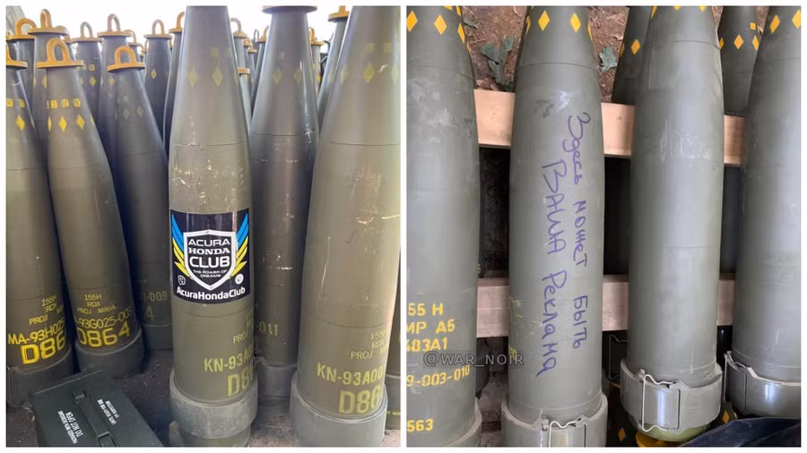Các loại đạn pháo chùm M864 và M483A1 được Mỹ viện trợ Quân đội Ukraine.