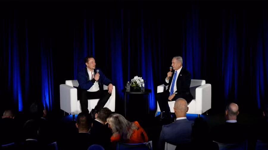 Thủ tướng Israel Benjamin Netanyahu và tỷ phú công nghệ Elon Musk đã có cuộc trao đổi thú vị. Thủ tướng Israel Benjamin Netanyahu và tỷ phú công nghệ Elon Musk đã có cuộc trao đổi thú vị.