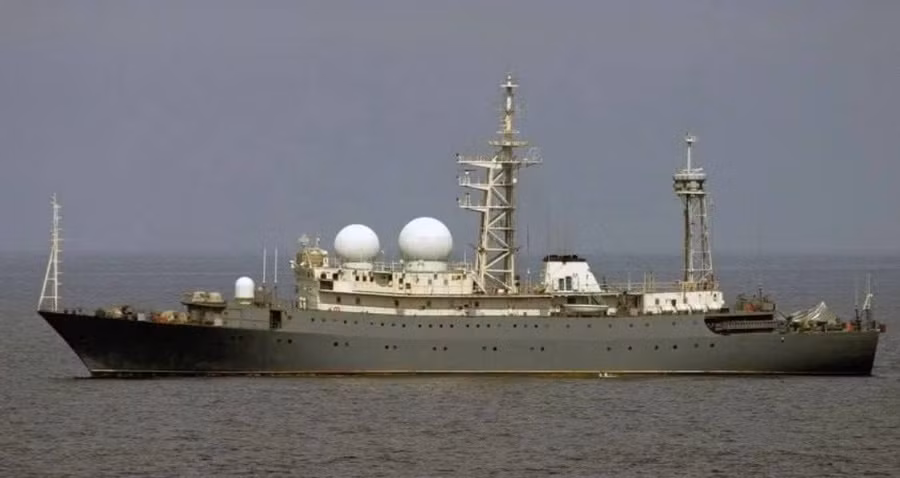 Tàu trinh sát Vasily Tatishchev của Hạm đội Baltic Hải quân Nga.