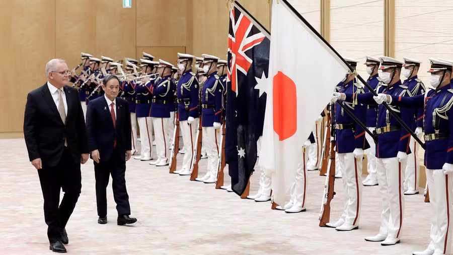 Nhật Bản và Australia đã có một hiệp ước tương trợ quân sự mang tính lịch sử. Nhật Bản và Australia đã có một hiệp ước tương trợ quân sự mang tính lịch sử.