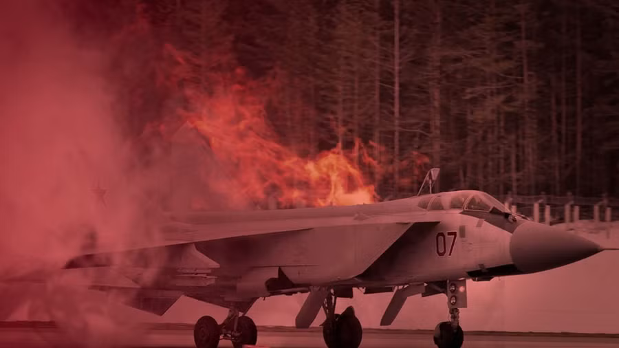 Nổ lớn tại căn cứ bố trí MiG-31K của Nga tại Belarus