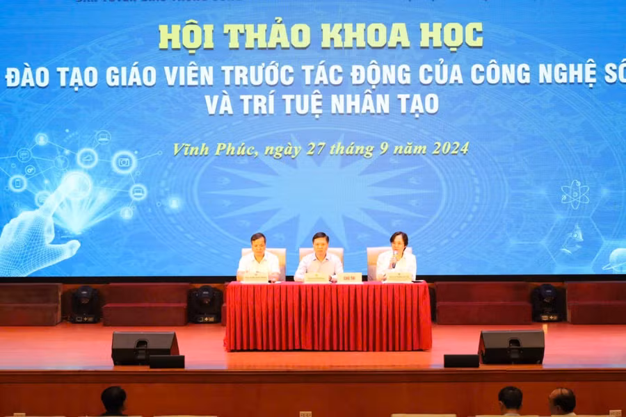 Đào tạo giáo viên trước tác động của công nghệ số và trí tuệ nhân tạo