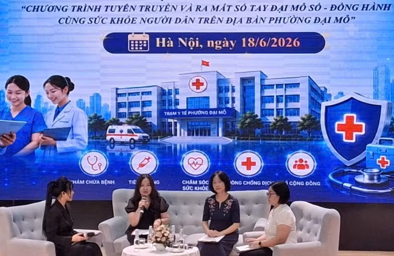 Tọa đàm giới thiệu và hướng dẫn sử dụng “Sổ tay y tế Đại Mỗ số”.