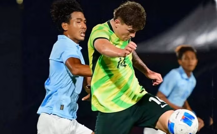 U19 Campuchia gặp U19 Thái Lan ở bán kết U19 Đông Nam Á 2026. Ảnh: Internet.