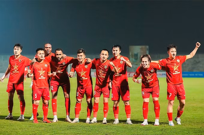Hồng Lĩnh Hà Tĩnh vẫn đang bất bại tại V-League.
