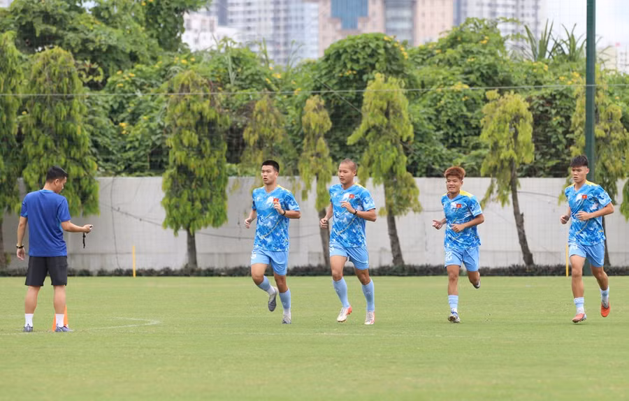 U19 Việt Nam tập huấn tại Nhật Bản. Ảnh: VFF.