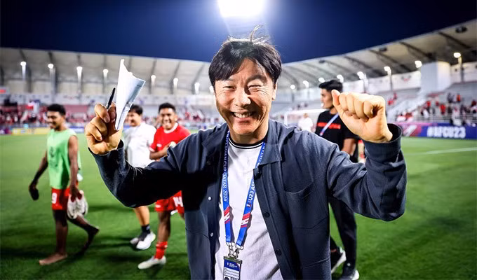 HLV Shin Tae-yong được đồn đoán tái hợp bóng đá Indonesia.