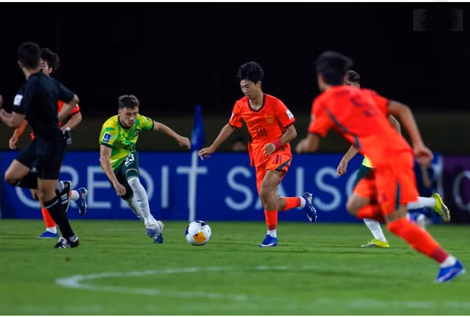 U17 Trung Quốc sẽ gặp U17 Nhật Bản ở chung kết U17 châu Á 2026. Ảnh: Internet.