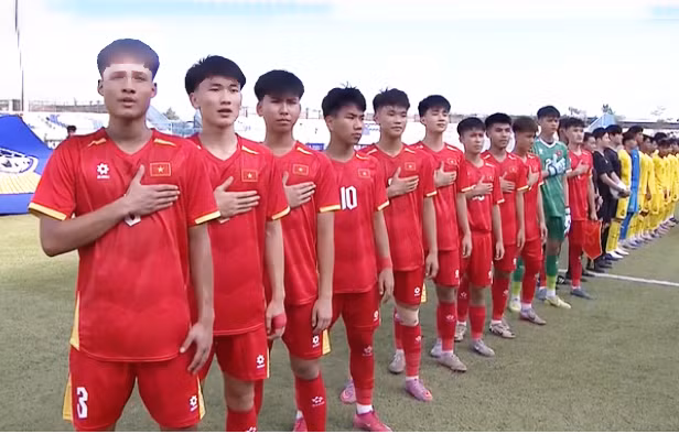 Tuyển U17 Việt Nam thắng ấn tượng U17 Malaysia ở trận mở màn U17 Đông Nam Á. Ảnh: Internet.