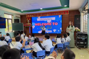 Các trường học ở Quảng Trị rất chú trọng việc nâng cao năng lực tiếng Anh cho học sinh. 