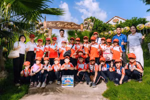 Buổi trải nghiệm mang đến những giờ phút vui chơi bổ ích cho học sinh Trường Tiểu học Chu Văn An.