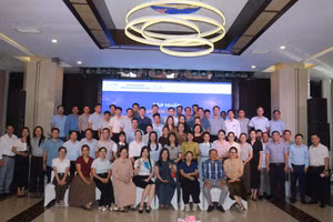 Đại biểu chụp ảnh lưu niệm tại lớp tập huấn.