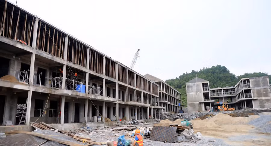 Các điểm trường nội trú liên cấp vùng biên Tuyên Quang được triển khai với quyết tâm cao.