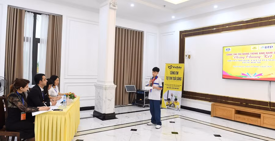 Khơi dậy đam mê học ngoại ngữ trong các trường học qua cuộc thi hàng năm.