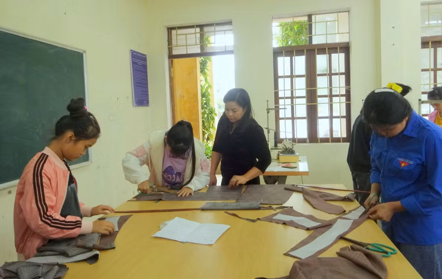 Tăng cường liên kết trong đào tạo nghề tại khu vực nông thôn. (Ảnh: Phạm Hoan)