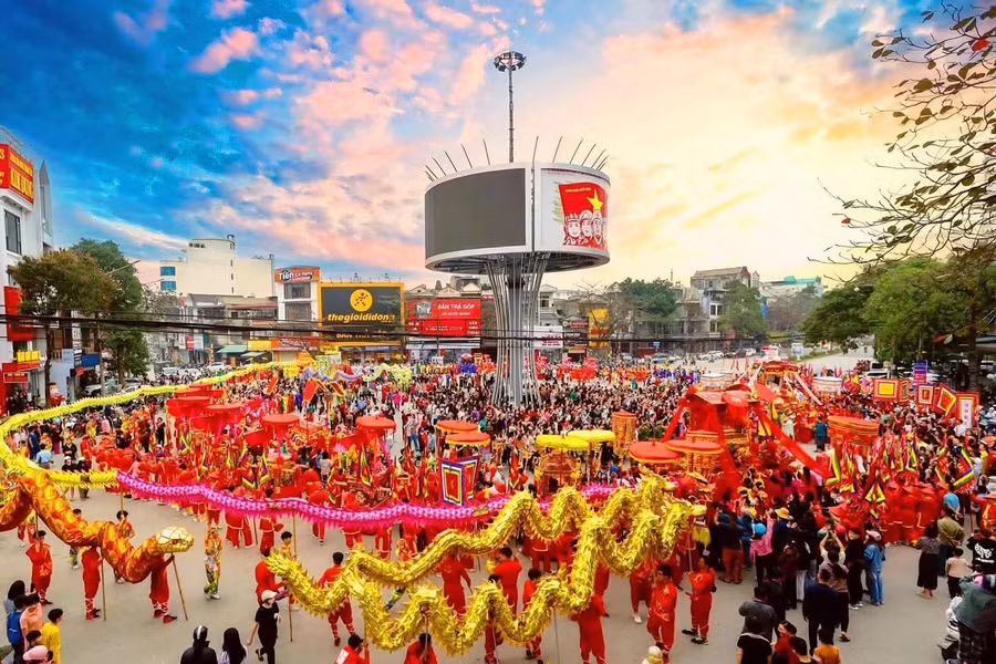 Lễ hội mang đậm chất truyền thống, tín ngưỡng thờ Mẫu. (Ảnh: CTTTQ).