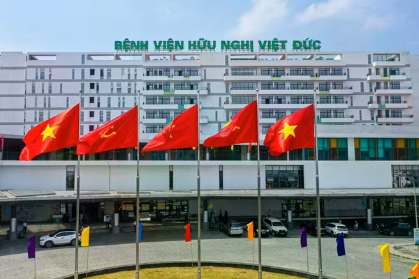 Bệnh viện Hữu nghị Việt Đức cơ sở Ninh Bình chính thức đi vào hoạt động từ ngày 9/7. Ảnh: BVCC.