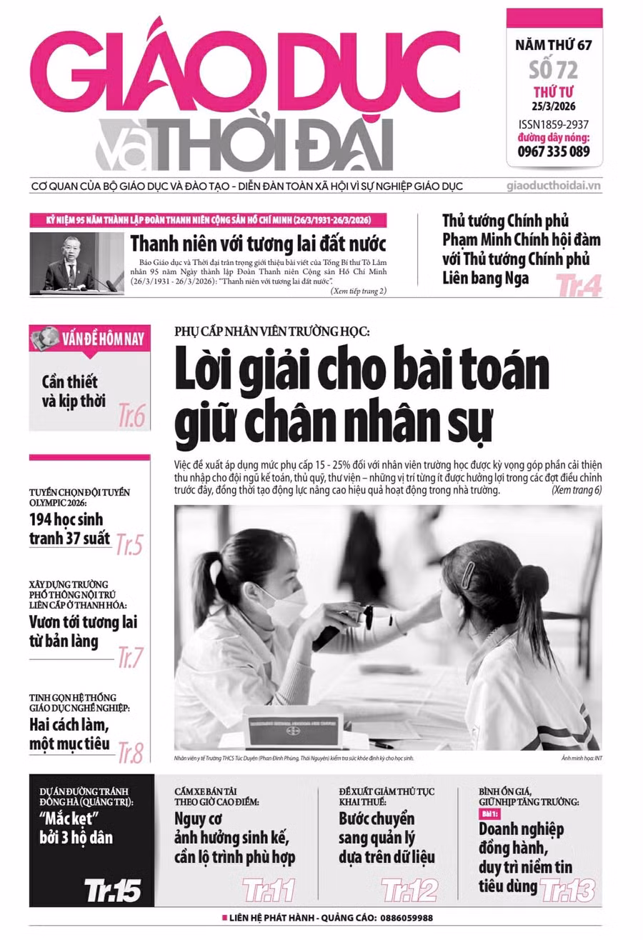 Tin tức báo in 25/3: Tăng phụ cấp - lời giải cho bài toán giữ chân nhân sự
