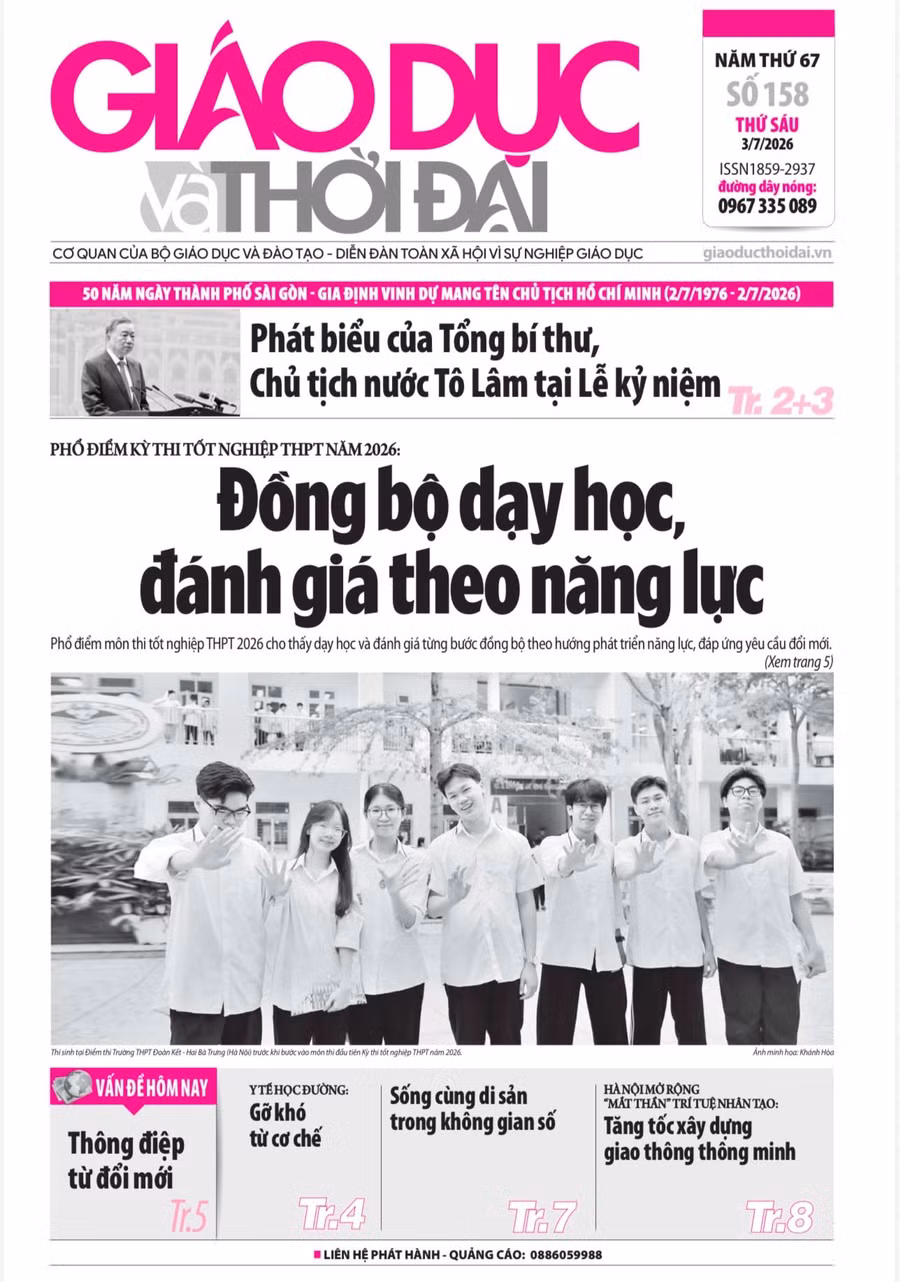 Tin tức báo in 3/7: Gỡ khó từ cơ chế về y tế học đường