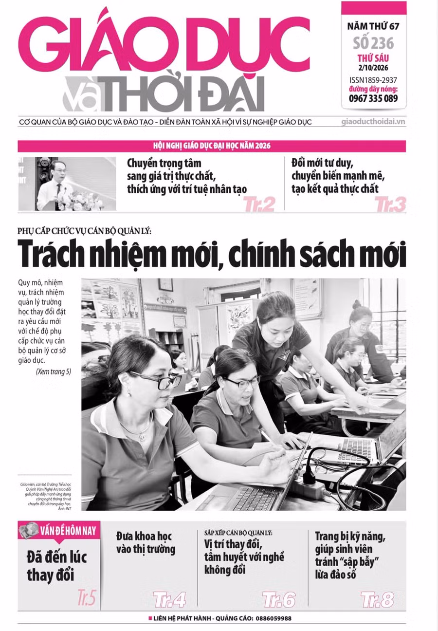 Tin tức báo in 2/10: Trách nhiệm mới, chính sách mới
