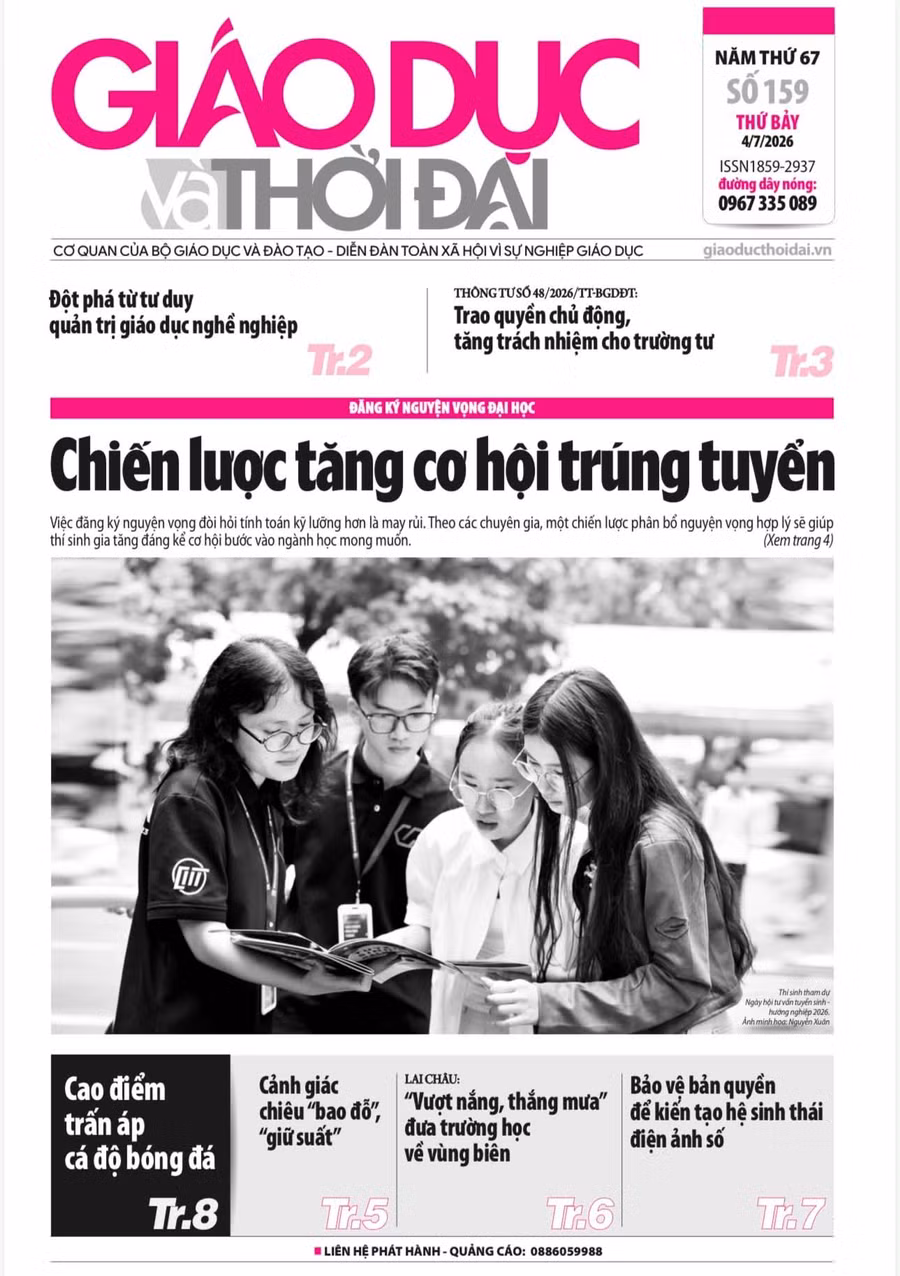Tin tức báo in 4/7: Cảnh giác chiêu 'bao đỗ', 'giữ suất' trong xét tuyển đại học