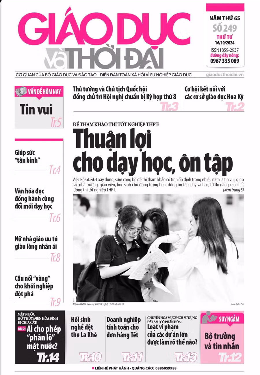 Tin tức báo in 16/10: Chương trình Mentoring giúp sức 'tân binh' 