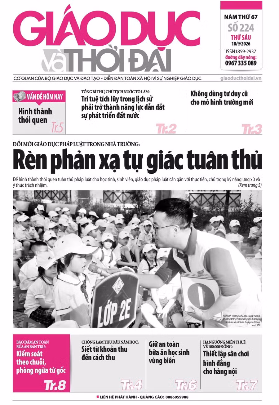 Tin tức báo in 18/9: Giữ an toàn bữa ăn học sinh vùng biên