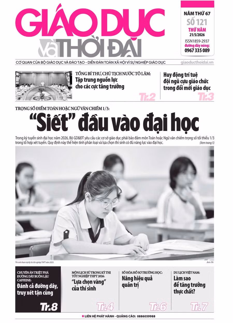 Tin tức báo in 21/5: 'Lựa chọn vàng' của thí sinh