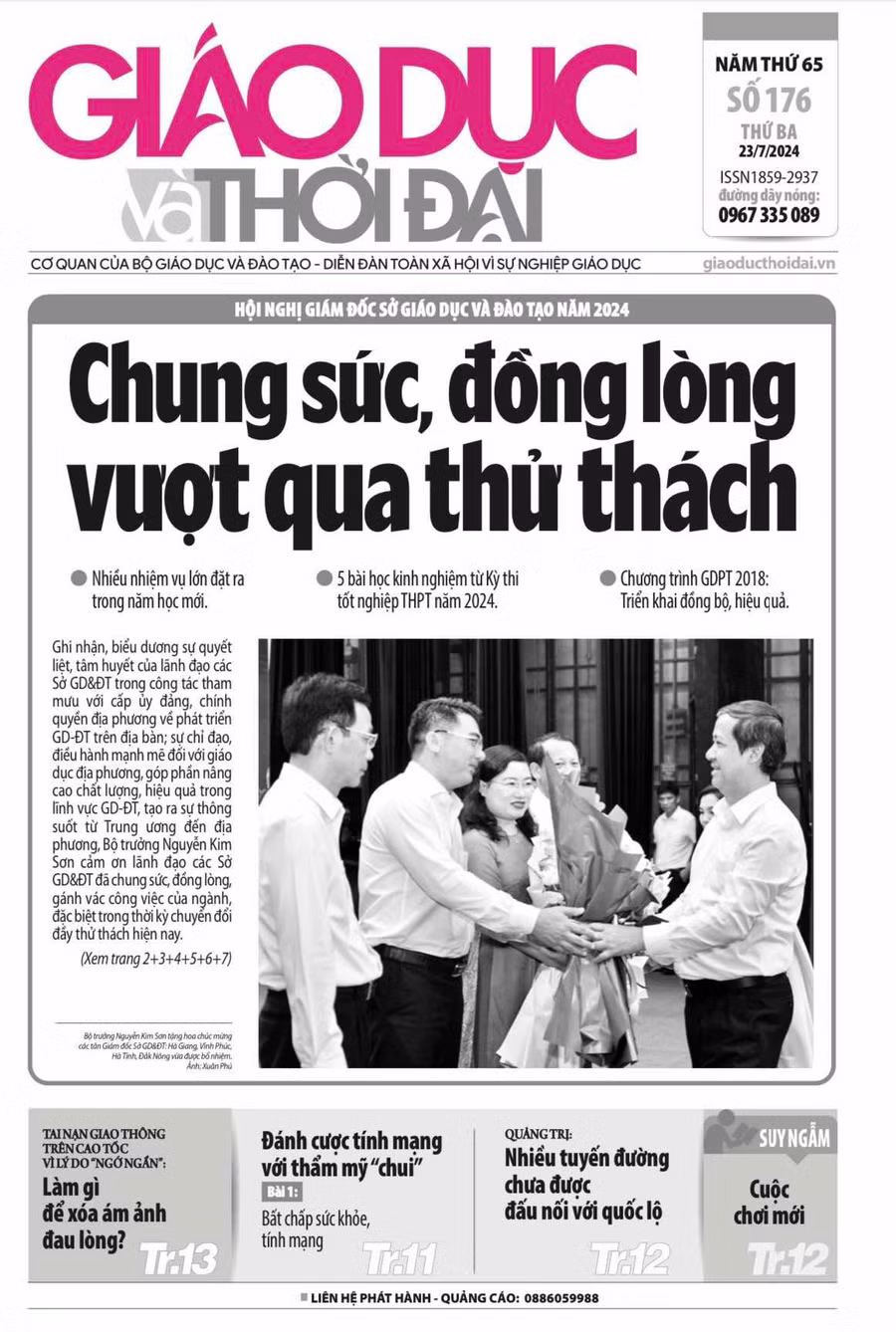Tin tức báo in 23/7: Chung sức, đồng lòng vượt qua thử thách