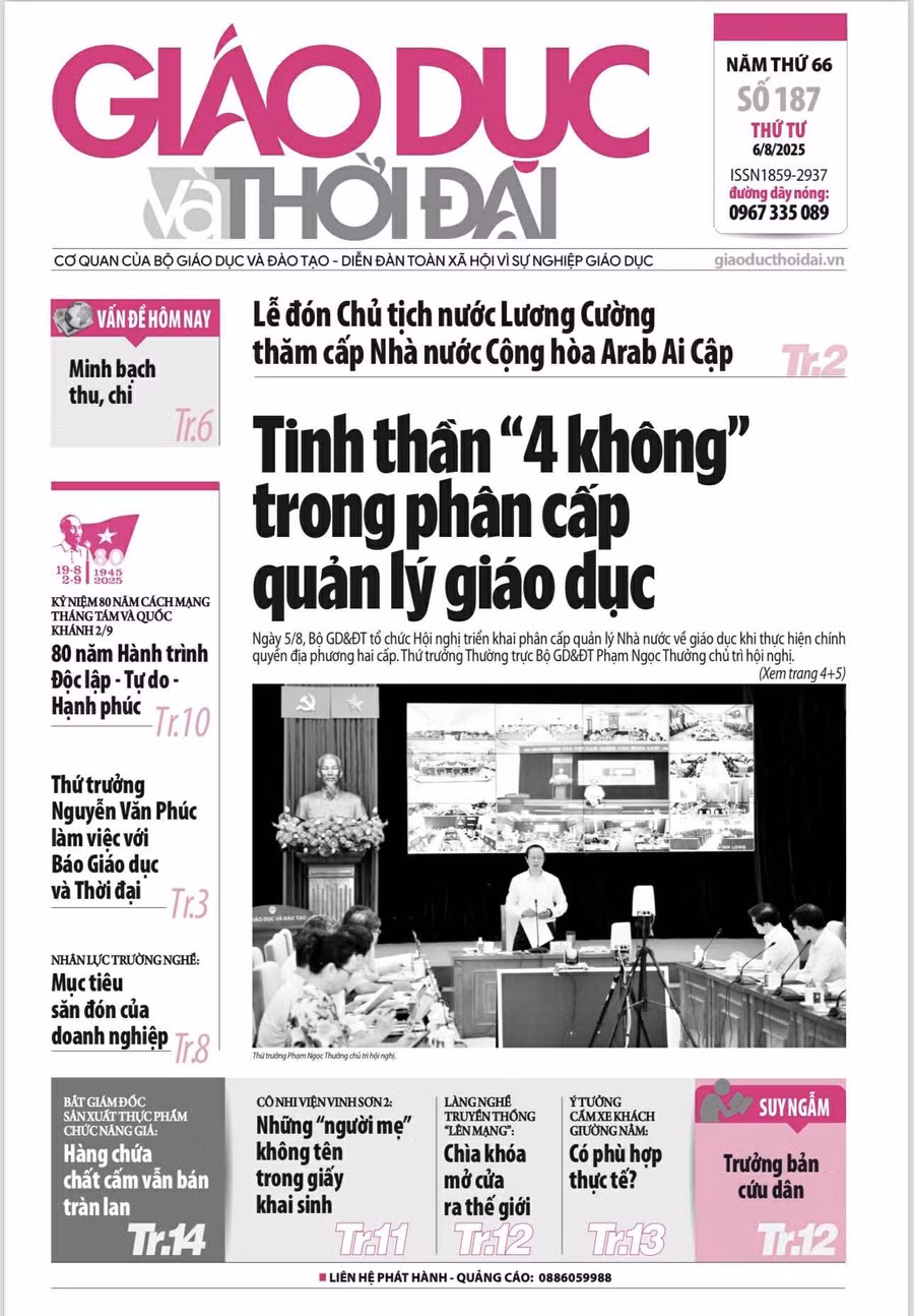 Tin tức báo in 6/8: Rõ trách nhiệm, siết giám sát trong phòng chống lạm thu