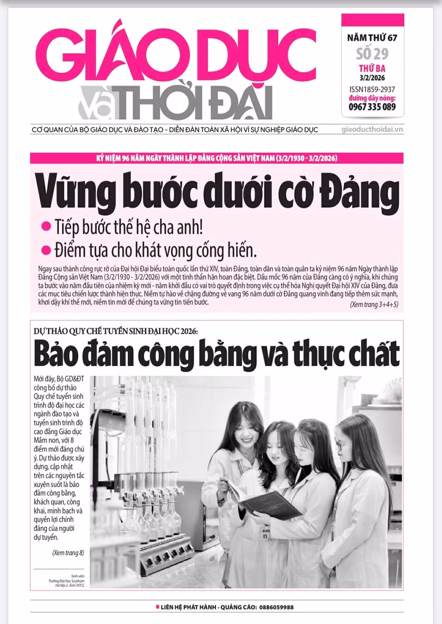 Tin tức báo in 3/2: Tiếp bước thế hệ cha anh!