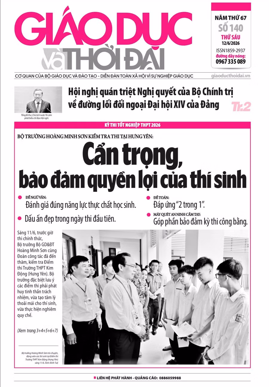 Tin tức báo in 12/6: Dấu ấn đẹp trong ngày thi đầu tiên