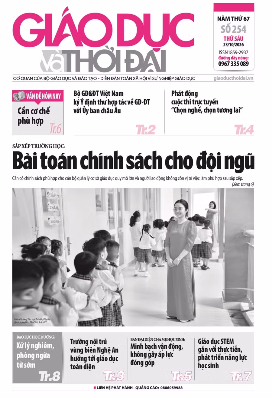 Tin tức báo in 23/10: Bài toán chính sách cho đội ngũ