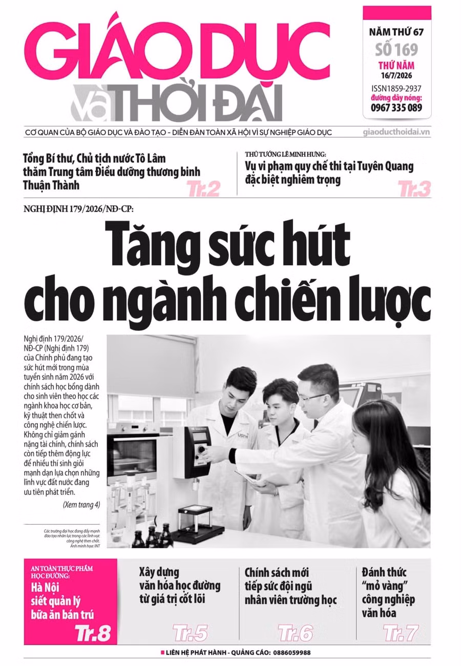 Tin tức báo in 16/7: Tăng sức hút cho ngành chiến lược
