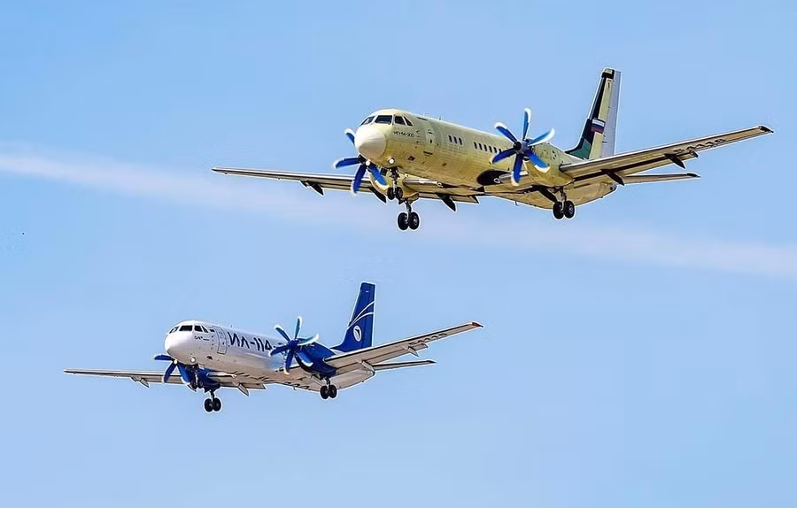 Máy bay chở khách Il-114 của Nga.