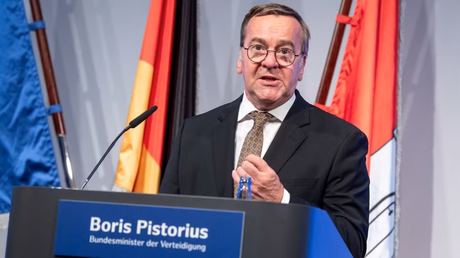Bộ trưởng Quốc phòng Đức Boris Pistorius.
