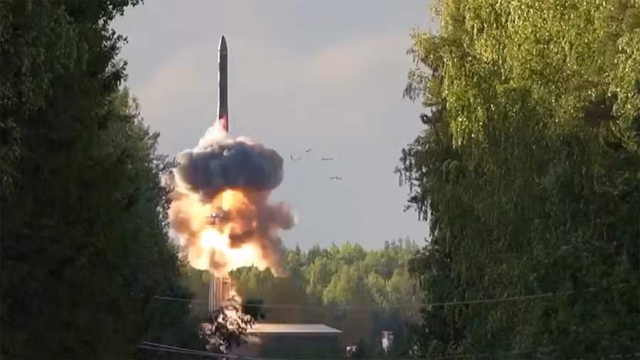 Nga phóng thành công một ICBM từ sân bay vũ trụ Plesetsk, ngày 28/8/2026.