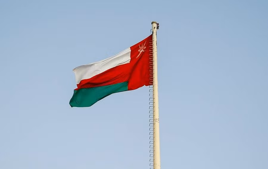 Quốc kỳ Oman.