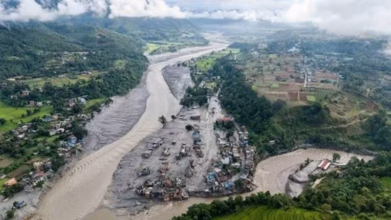 Vụ sạt lở một phần sông băng ở Nepal khiến hơn 600 người thiệt mạng và hơn 2.400 người vẫn còn mất tích, ngày 26/8/2026.