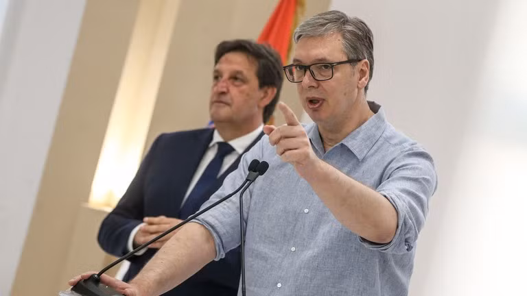 Tổng thống Serbia Aleksandar Vucic.