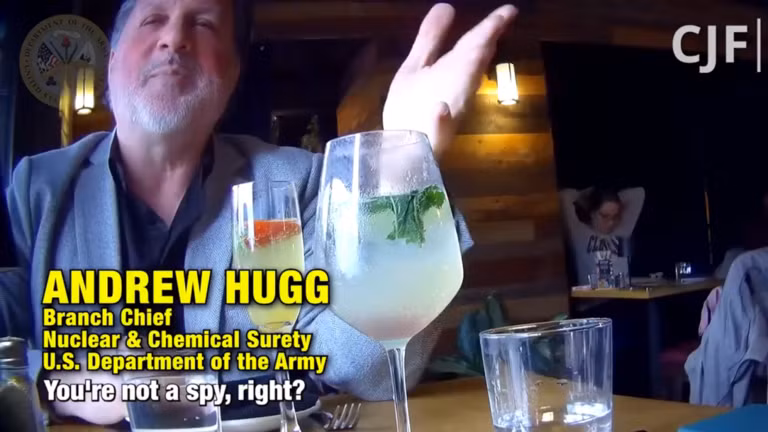 Andrew Hugg, người đứng đầu bộ phận an ninh hạt nhân hóa học của quân đội Mỹ.