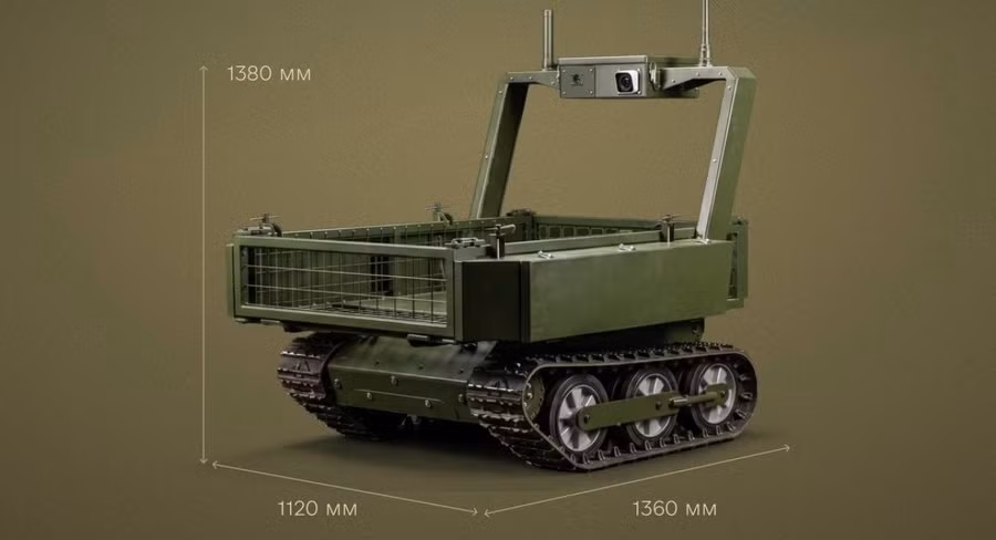 Hệ thống robot mặt đất Vepr của Ukraine.
