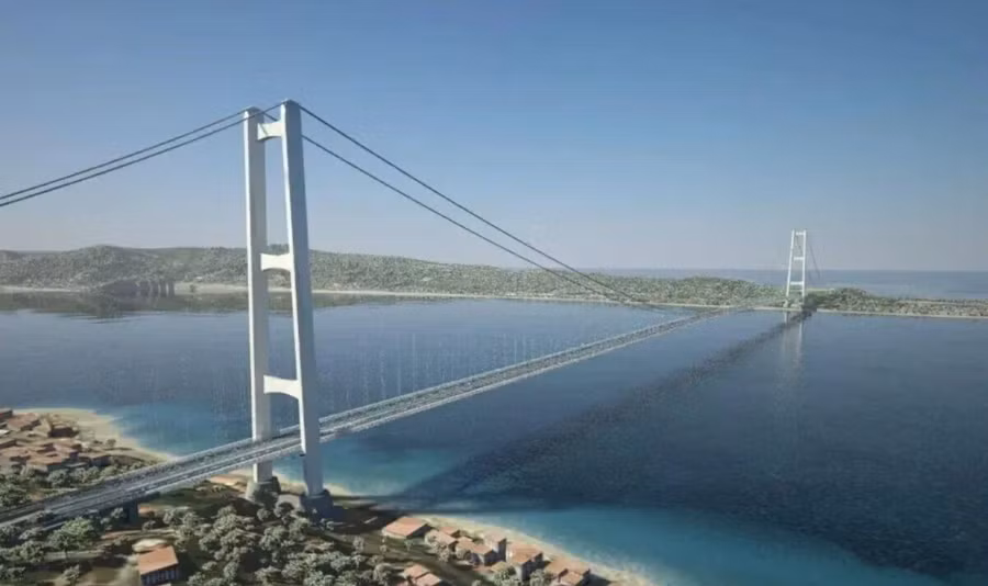 Dự án xây Cầu Eo biển Messina nối liền Sicily với vùng đất liền phía nam Calabria trị giá 11 tỷ bảng Anh dự kiến sẽ được thông xe vào cuối năm 2032.