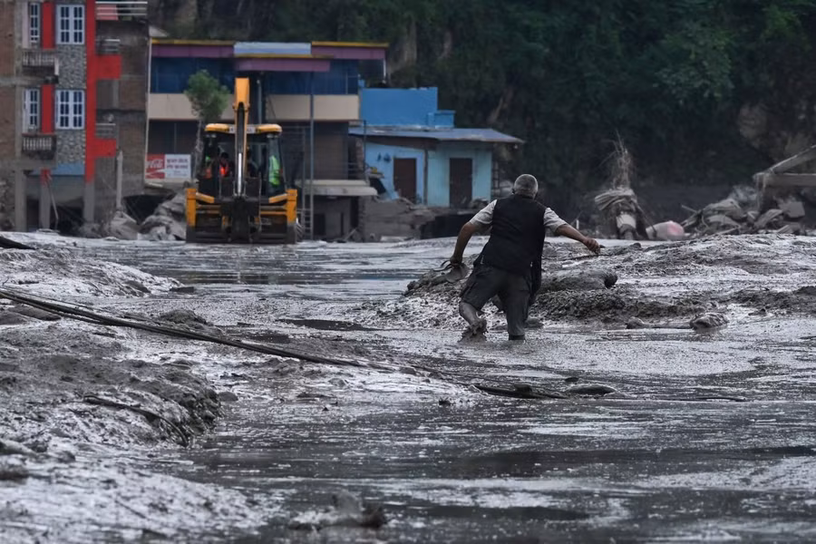 Lũ quét kinh hoàng ở Nepal, ngày 26/8/2026.