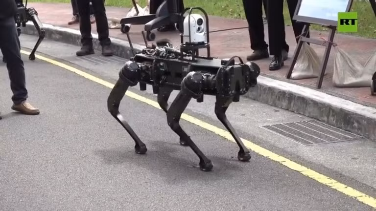 NCSIST ra mắt "chó robot" tại Đài Bắc, ngày 2/6/2026.