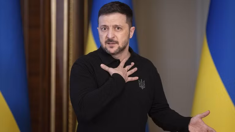 Tổng thống Ukraine Vladimir Zelensky.