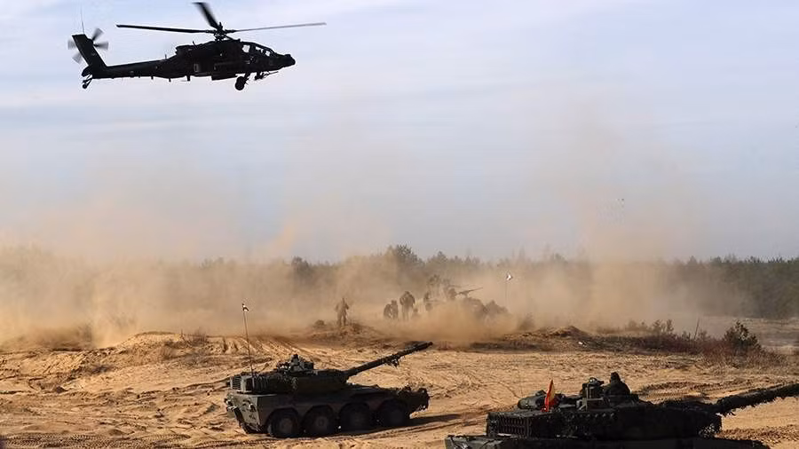 Một cuộc tập trận của NATO.
