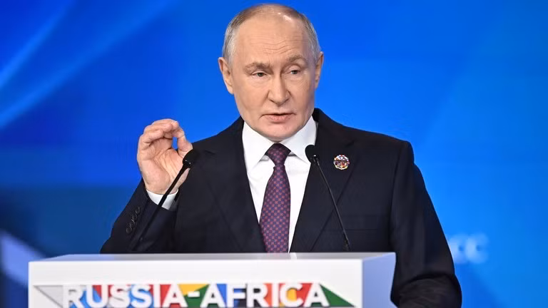 Tổng thống Nga Vladimir Putin.