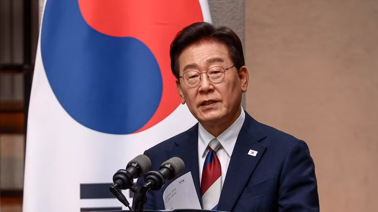 Tổng thống Hàn Quốc Lee Jae Myung.